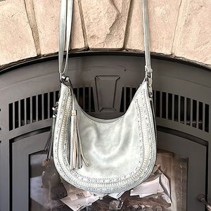 Light Blue Boho Purse